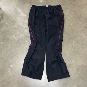Nike pants.  Size L.  Black and pink.